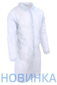 Халат медицинский на липучках, размер XL (6542А)