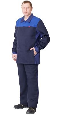 Костюм COTTON летний (куртка, брюки) тк. FRall 240A с накл.К80/Щ20 (НМВО, антиэлектростатическая)