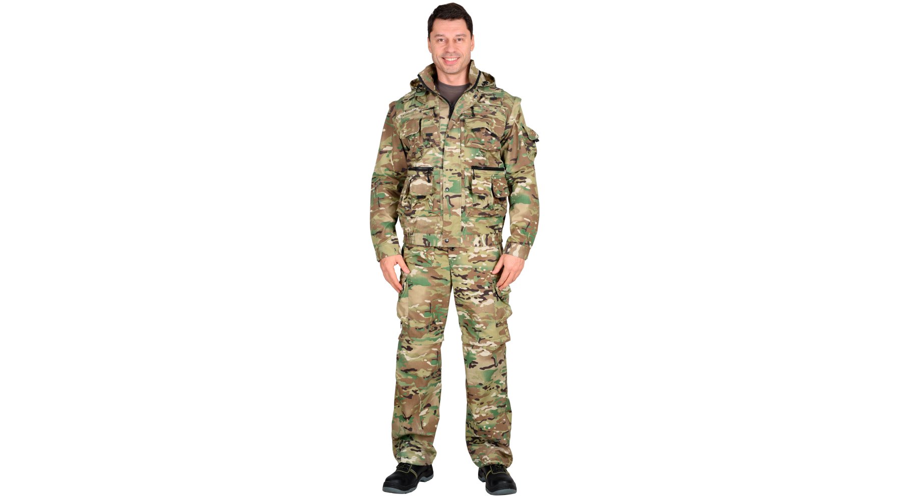 Костюм Тигр куртка, брюки (тк. Рип-стоп 210) КМФ Мультикам